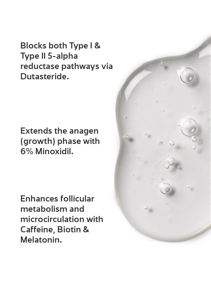 Product with text detailing its ingredients and benefits on a white background