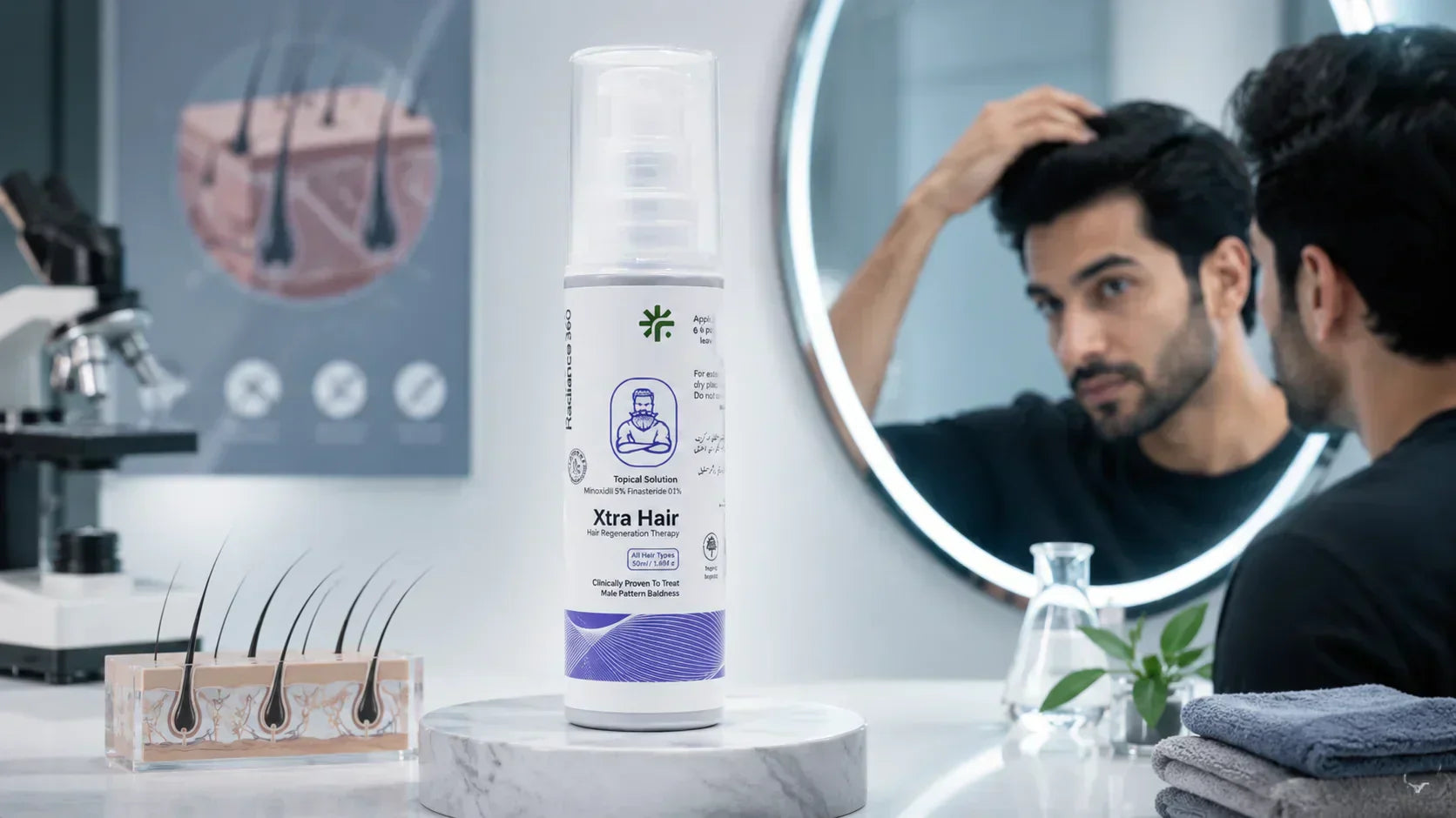 Rogaine vs Radiance360 Xtra Hair: Which Gives You More for Less in Pakistan?
