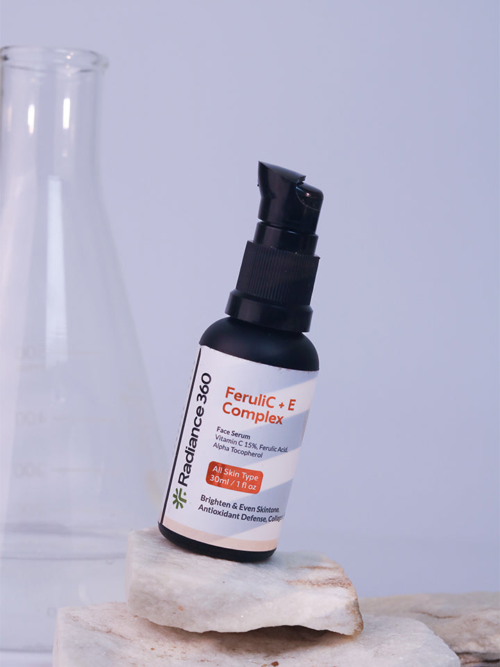 Vitamin C serum bottle