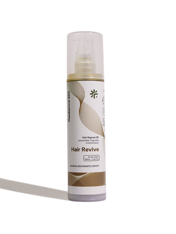 Hair Revive product bottle on a white background